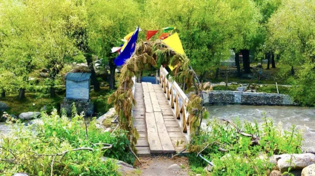 Wooden Crossings during Machail Mata Yatra