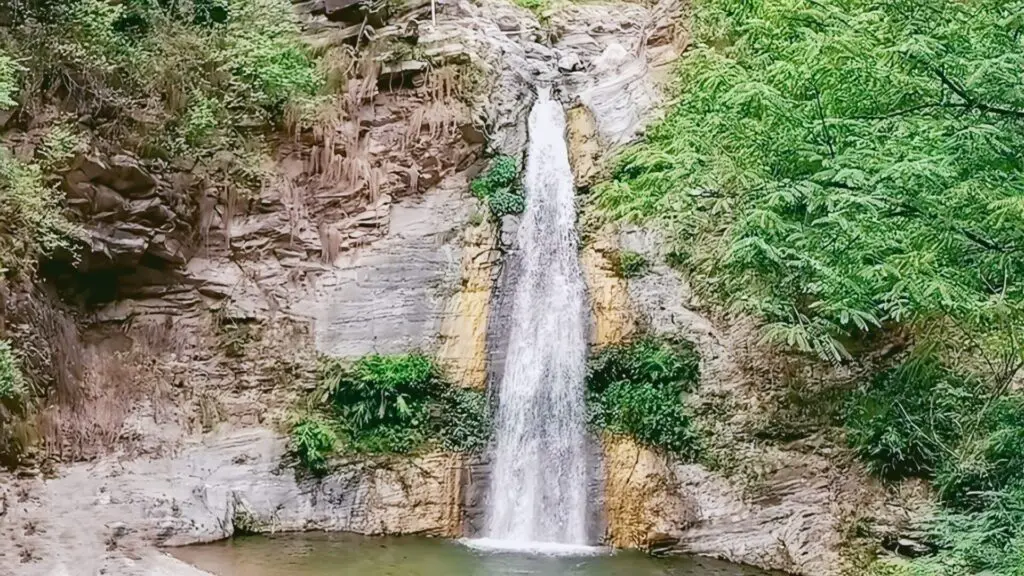 An Enigmatic Indian Dhokaney Waterfall