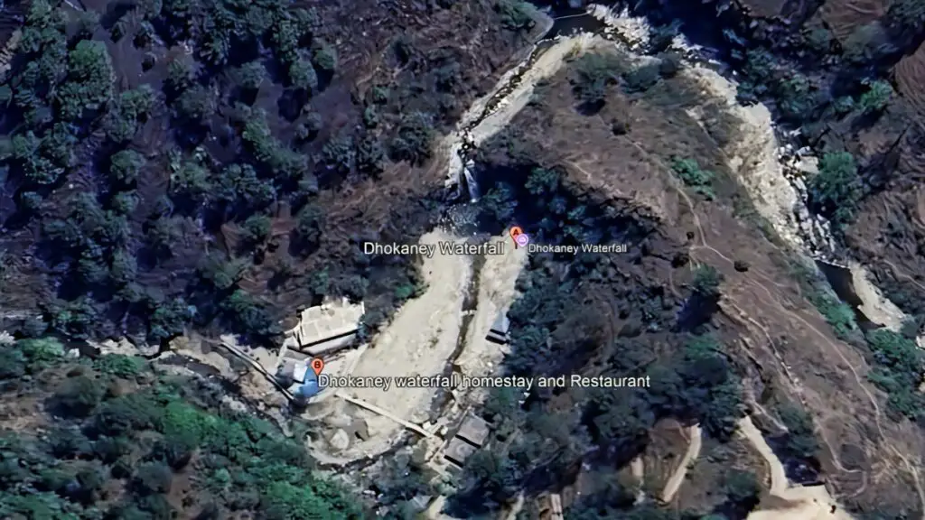 An Enigmatic Indian Location of Dhokaney Waterfall